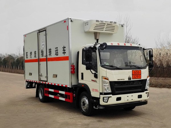 重汽豪沃醫(yī)療廢物轉(zhuǎn)運車