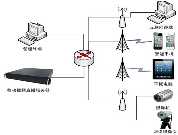 视频直播系统-网络组网
